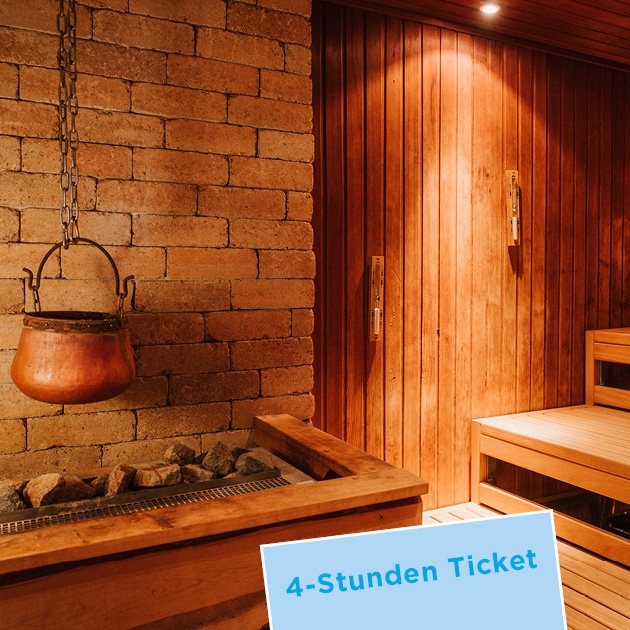 Das Foto zeigt unsere Kräutersauna von innen