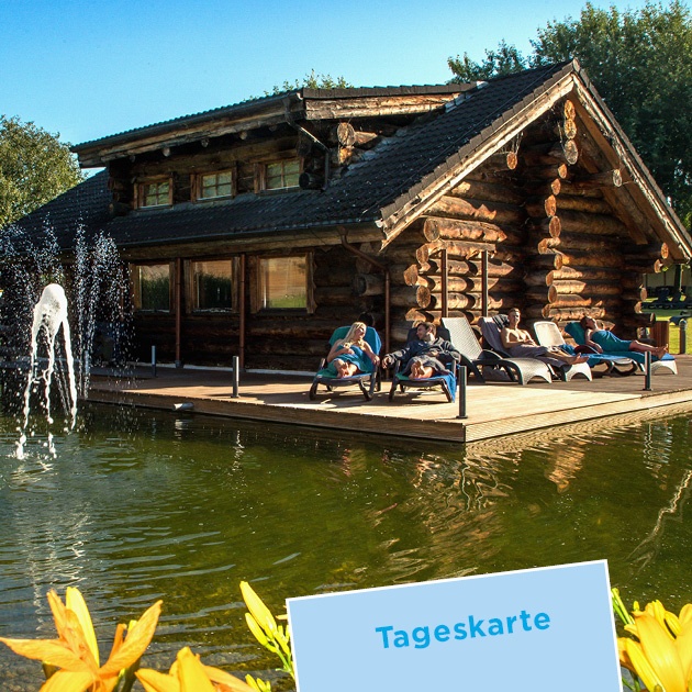 Das Foto zeigt unsere Lapplandsauna von außen