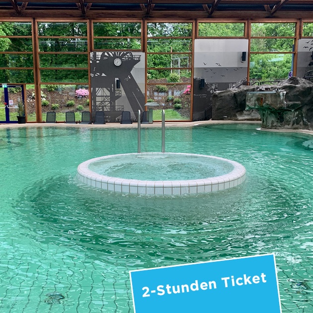 Der Whirlpool im Solebecken