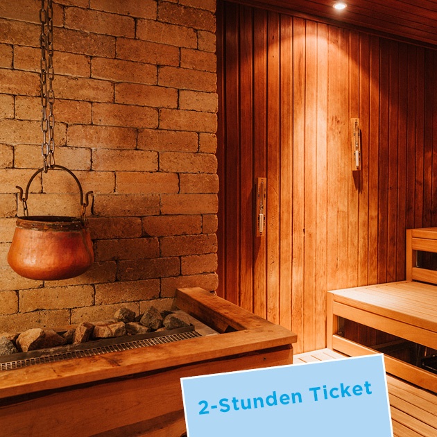 Das Foto zeigt unsere Kräutersauna von innen